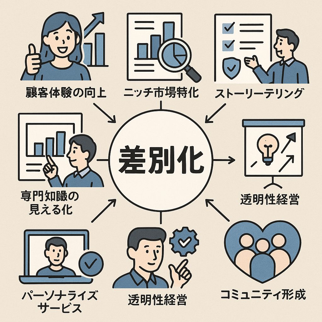 ランチェスター営業戦略「差別化」の新しい進め方